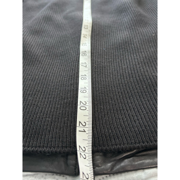 Apostrophe Leather & Wool Blend Jacket, Size Small, Vintage Y2K - Picture 7 of 7